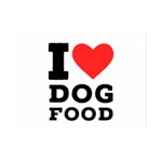 I love dog food Premium Plush Fleece Blanket (Mini)
