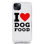 I love dog food iPhone 14 Plus TPU UV Print Case