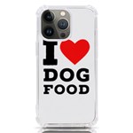 I love dog food iPhone 13 Pro TPU UV Print Case