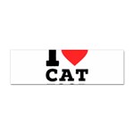 I love cat food Sticker Bumper (10 pack)