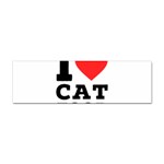 I love cat food Sticker Bumper (100 pack)