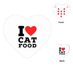 I love cat food Playing Cards Single Design (Heart)