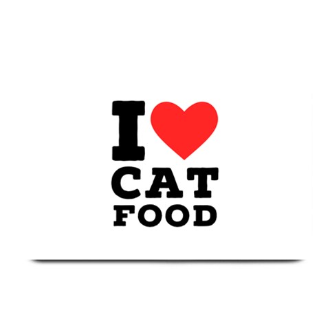 I love cat food Plate Mats from UrbanLoad.com 18 x12  Plate Mat