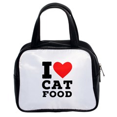 I love cat food Classic Handbag (Two Sides) from UrbanLoad.com Front