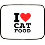 I love cat food Two Sides Fleece Blanket (Mini)