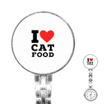 I love cat food Stainless Steel Nurses Watch