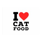 I love cat food Two Sides Premium Plush Fleece Blanket (Mini)