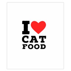 I love cat food Duvet Cover Double Side (California King Size) from UrbanLoad.com Front