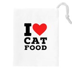 I love cat food Drawstring Pouch (4XL)