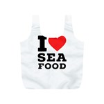 I love sea food Full Print Recycle Bag (S)