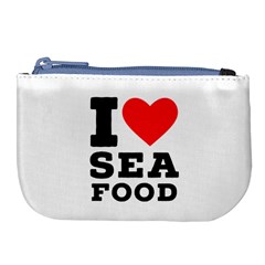 I love sea food Large Coin Purse from UrbanLoad.com Front
