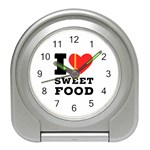 I love sweet food Travel Alarm Clock