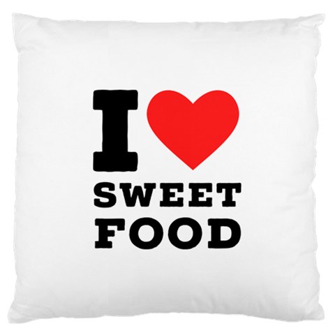 I love sweet food Large Cushion Case (One Side) from UrbanLoad.com Front