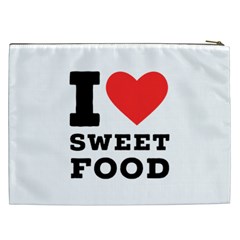 I love sweet food Cosmetic Bag (XXL) from UrbanLoad.com Back