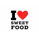 I love sweet food Premium Plush Fleece Blanket (Extra Small)