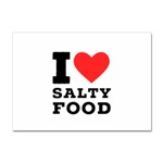 I love salty food Sticker A4 (100 pack)
