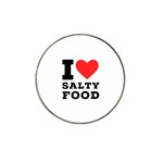 I love salty food Hat Clip Ball Marker