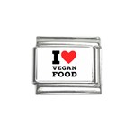 I love vegan food  Italian Charm (9mm)