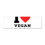 I love vegan food  Sticker Bumper (10 pack)