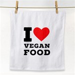 I love vegan food  Face Towel