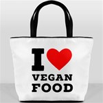 I love vegan food  Bucket Bag