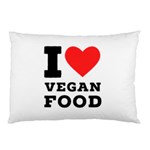 I love vegan food  Pillow Case