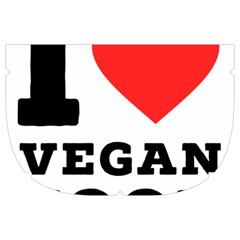 I love vegan food  Make Up Case (Large) from UrbanLoad.com Side Right
