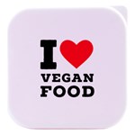 I love vegan food  Stacked food storage container