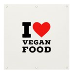 I love vegan food  Banner and Sign 4  x 4 