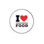 I love vegetarian food Hat Clip Ball Marker (10 pack)