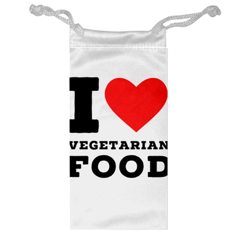 I love vegetarian food Jewelry Bag from UrbanLoad.com Front