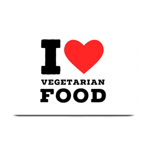 I love vegetarian food Plate Mats from UrbanLoad.com 18 x12  Plate Mat