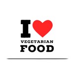 I love vegetarian food Plate Mats
