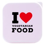 I love vegetarian food Stacked food storage container