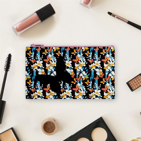 Japanese Butterfly Pouch Cosmetic Bag (Small) from UrbanLoad.com Front