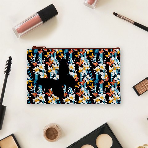 Japanese Butterfly Pouch Cosmetic Bag (Small) from UrbanLoad.com Front