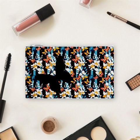 Japanese Butterfly Pouch Cosmetic Bag (Small) from UrbanLoad.com Front