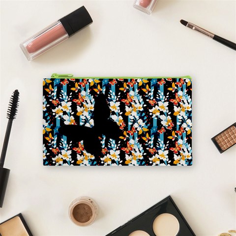 Japanese Butterfly Pouch Cosmetic Bag (Small) from UrbanLoad.com Front