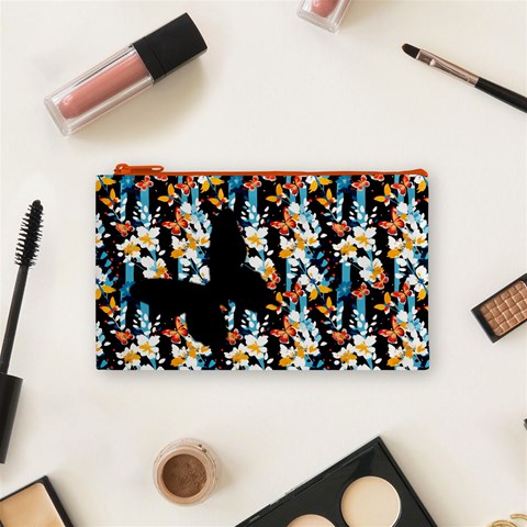 Japanese Butterfly Pouch Cosmetic Bag (Small) from UrbanLoad.com Front