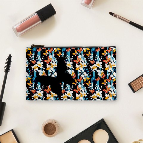 Japanese Butterfly Pouch Cosmetic Bag (Small) from UrbanLoad.com Front