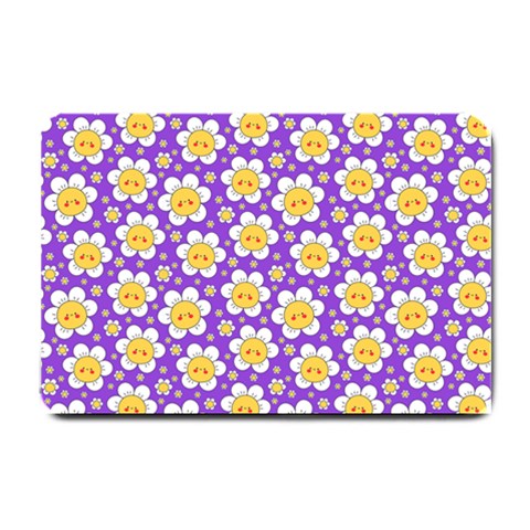 cute smile face chamomile Small Door Mat from UrbanLoad.com 24 x16  Door Mat