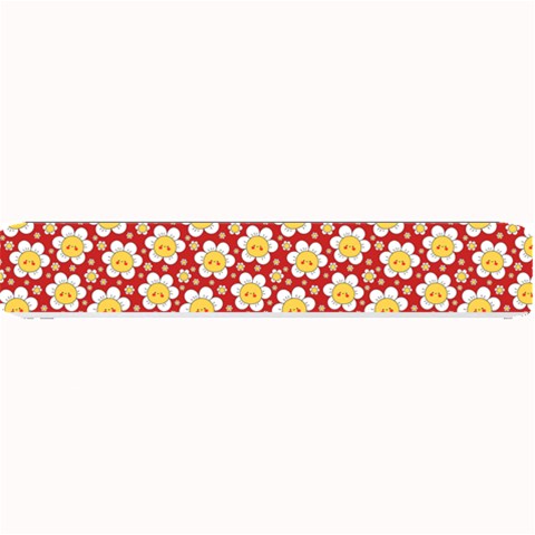cute smile face chamomile Small Bar Mat from UrbanLoad.com 24 x4  Bar Mat