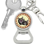 Yawning kitten Bottle Opener Key Chain