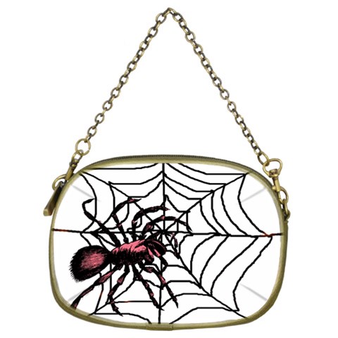 Spider in web Cosmetic Bag (Two Sides) from UrbanLoad.com Front