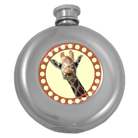 Giraffe Hip Flask (5 oz) from UrbanLoad.com Front