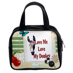 Love my donkey 2 Classic Handbag (Two Sides) from UrbanLoad.com Front