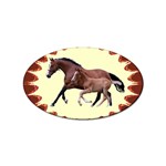 Mare n foal Sticker Oval (10 pack)