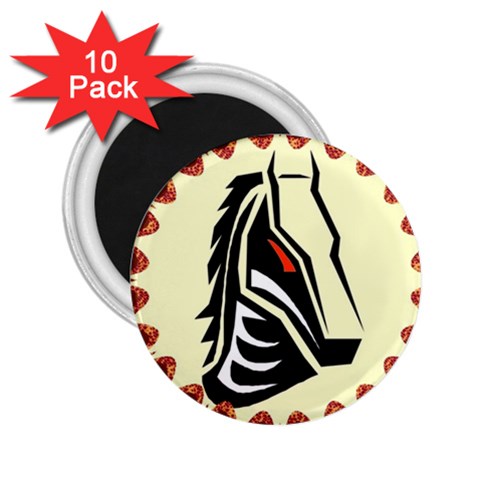 Horse head 2.25  Magnet (10 pack) from UrbanLoad.com Front