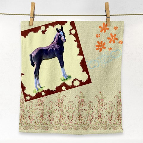 Foal Face Towel from UrbanLoad.com Front