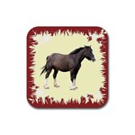 Clydesdale Rubber Square Coaster (4 pack)